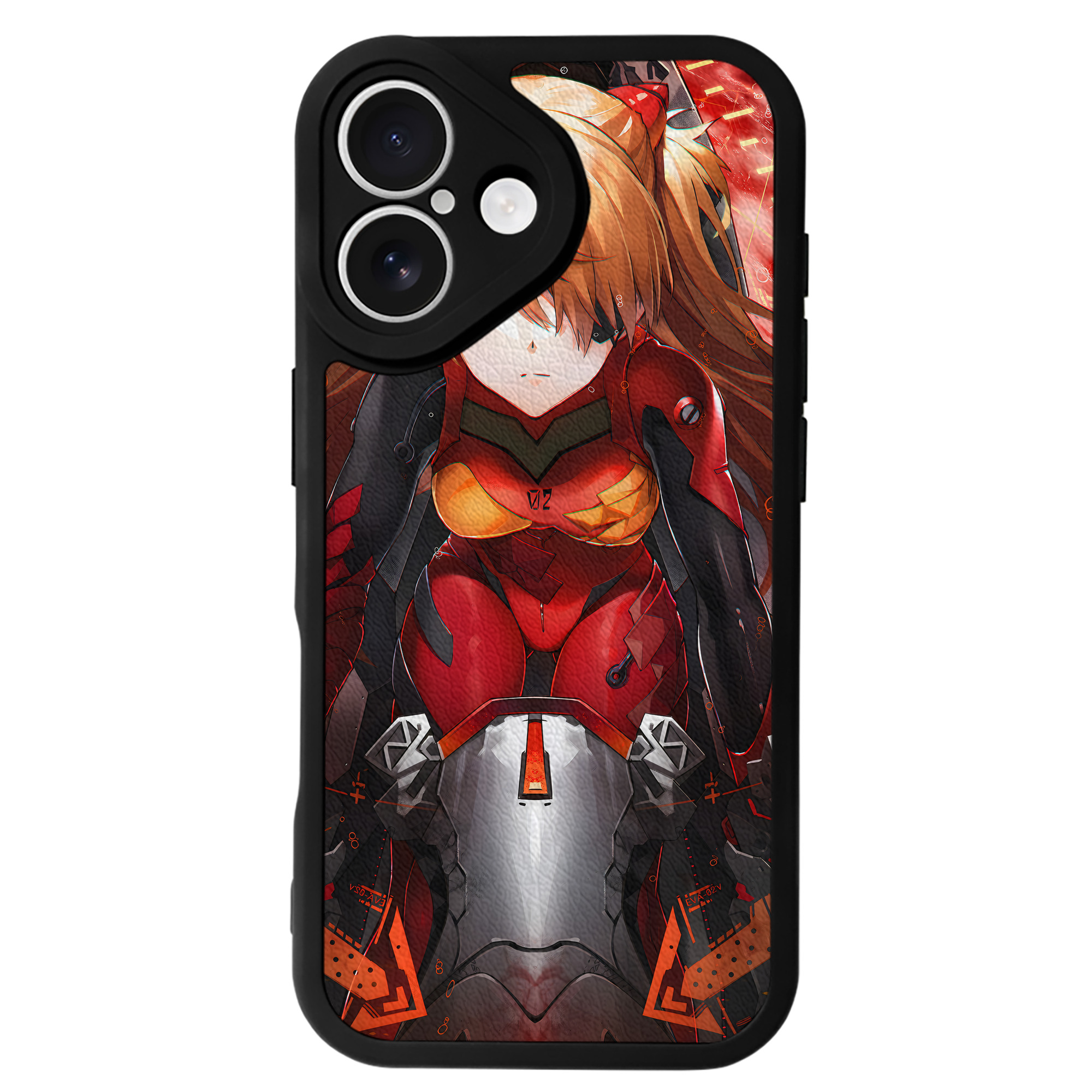 （画像用） EVA 新世紀エヴァンゲリオン 【iPhone 16シリーズ対応】シリコンスマホケース（レザー調） 材質：シリコン